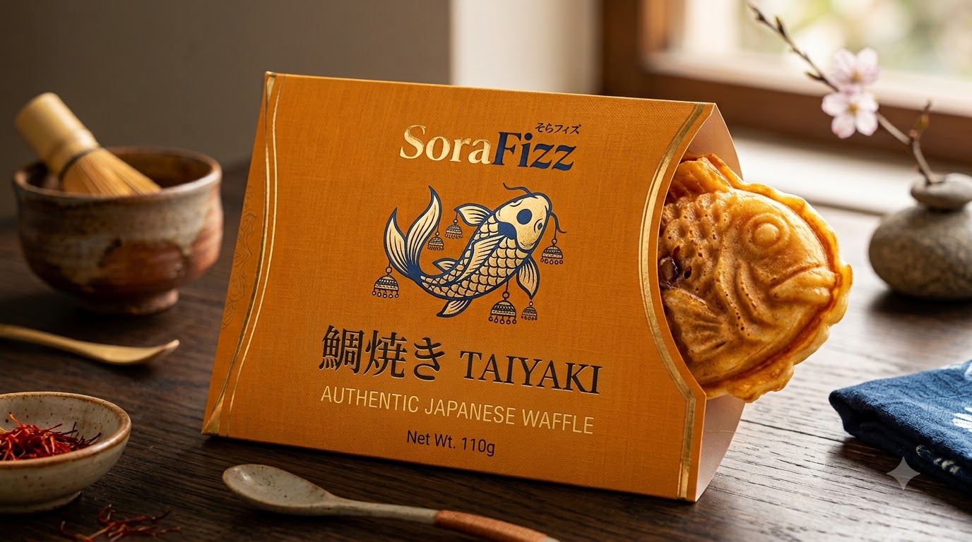 Sweet Red Bean Anko Taiyaki Waffle